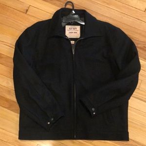 Men’s Old Navy Black Zip Up Wool Jacket XL
